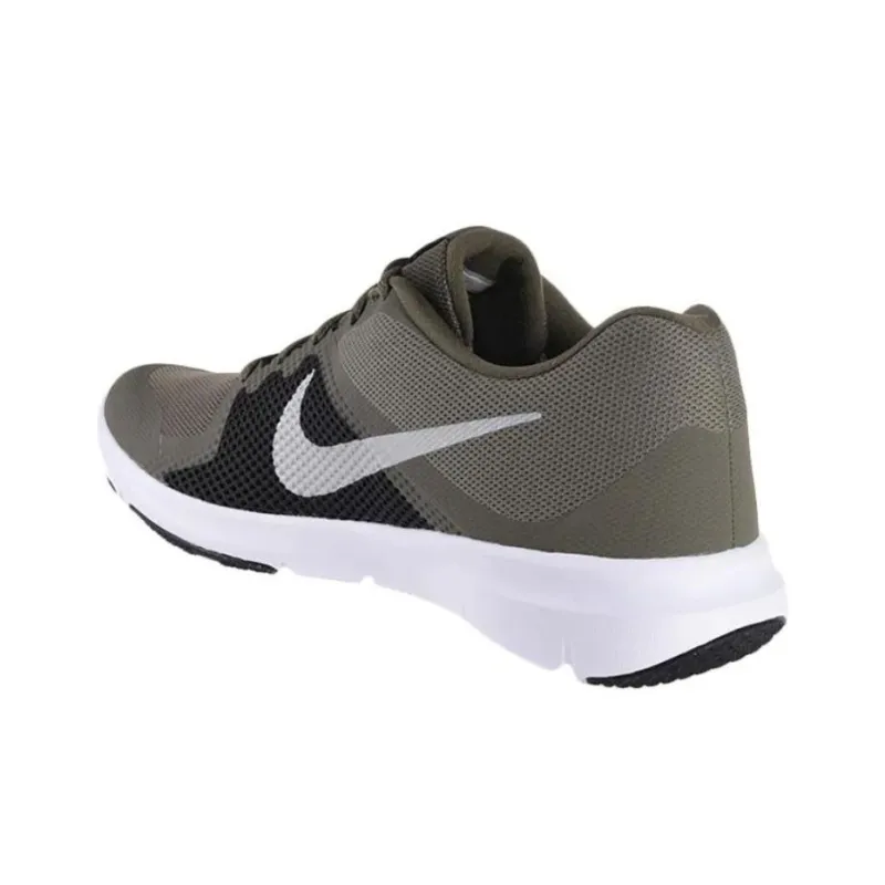 Nike Flex Control Cushioning Wear Resistant Low Top Training Shoes Men's Black Gray-2