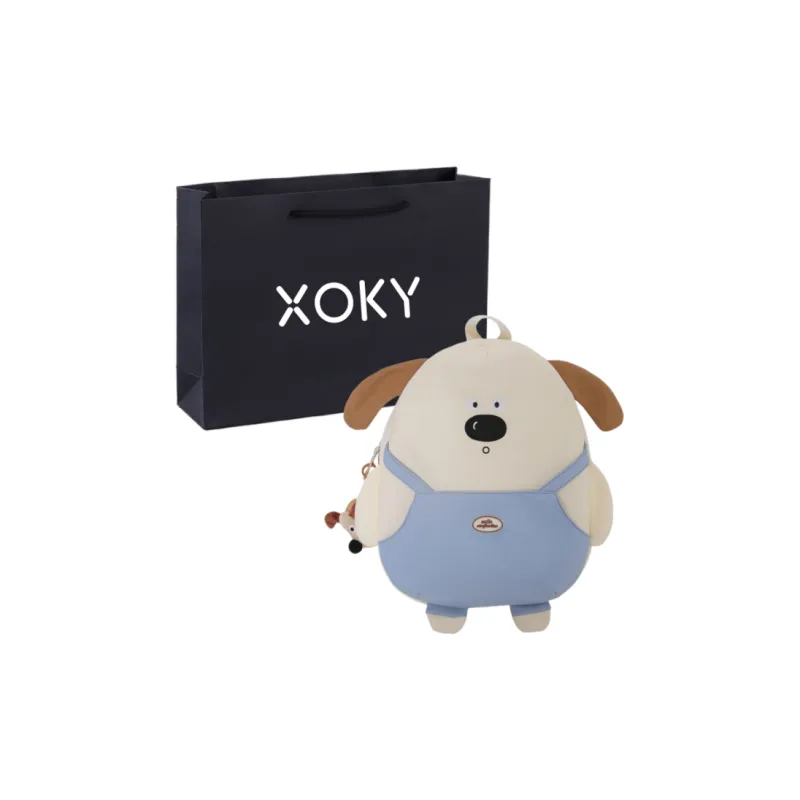 XOKY Nylon Backpack Regular Unisex Khaki/White-2