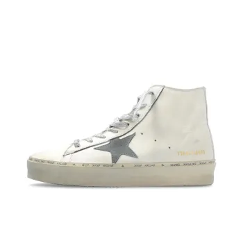 Golden Goose Hi Francy High-Top Skateboard Shoes Women's White