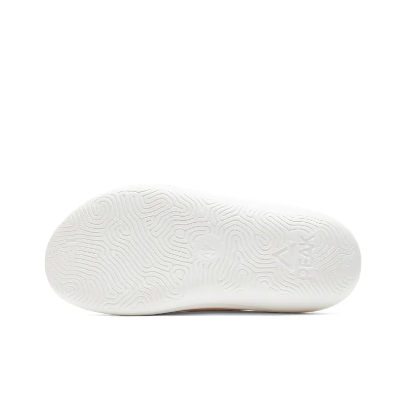 PEAK Very Small Fat Drag Slip Resistant Slide Slippers Men's Milky White Red-5