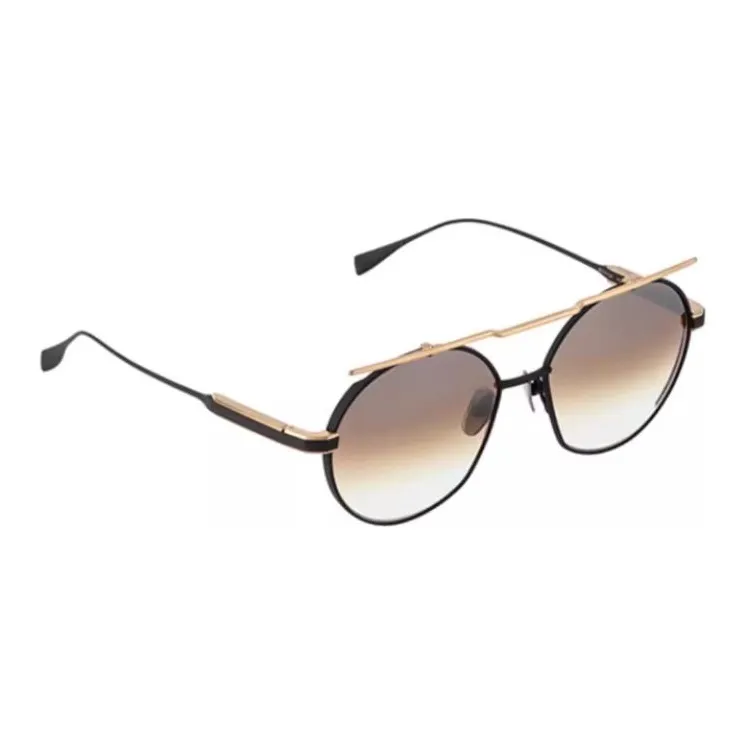 Yohji Yamamoto Titanium Irregular Shape Sunglasses Unisex Multicolor-2