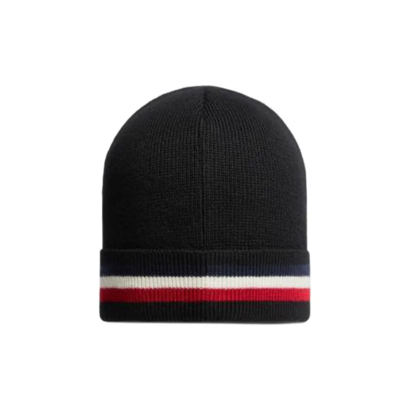 Moncler Logo patch Stripe detailed Beanie-1