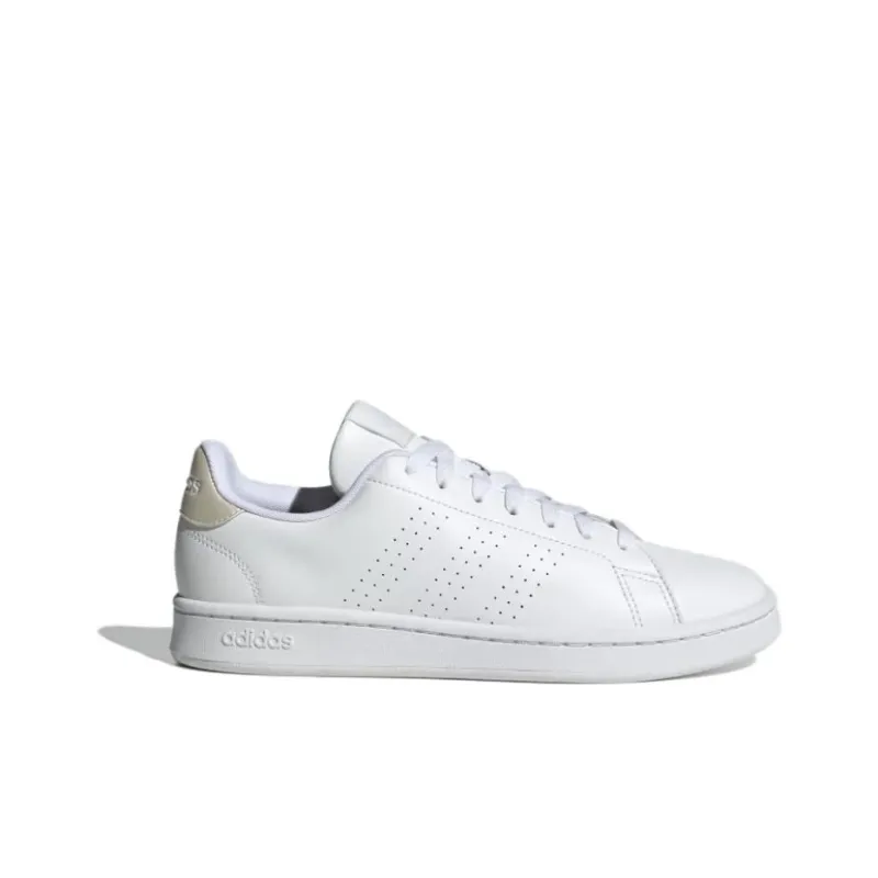 Adidas Advantage Anti-Slip Wear-Resistant Low-Top Skateboard Shoes Women's Copper-Nickel Alloy-1