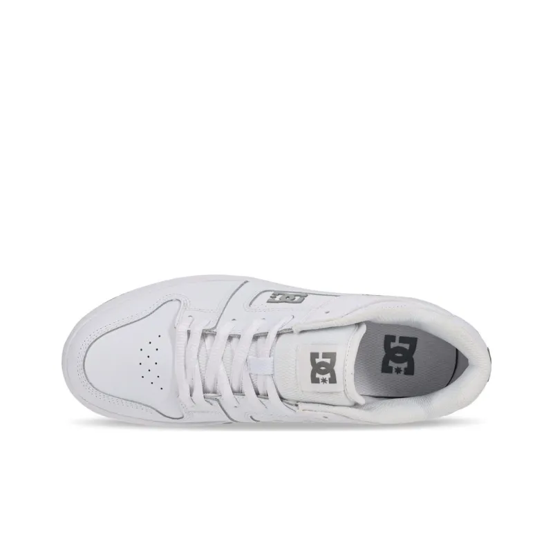 DC Shoes Low Top Skateboard Shoes Men's White-3