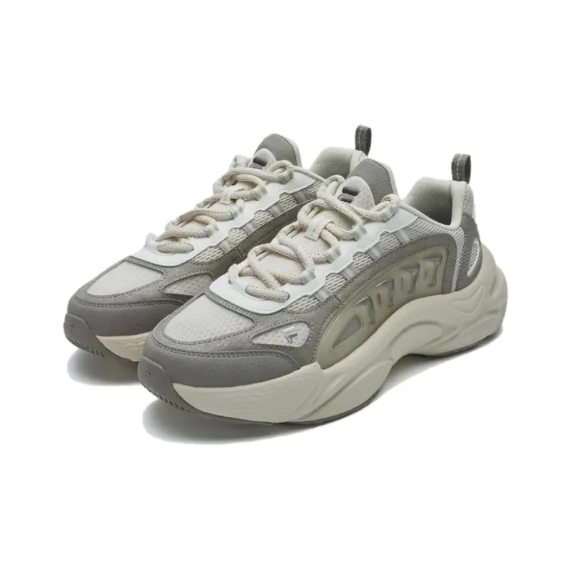 FILA FUSION SKY TRAIL DX Fishbone Head Cushioned Wear Resistant Breathable Low Top Chunky Sneakers Men's White-1