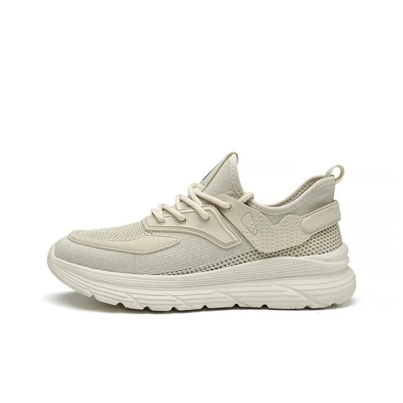 HLA Outdoor Breathable Mesh Height Increasing Casual Shoes Wear-Resistant Running Shoes Men's-7