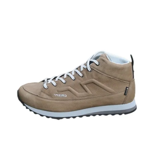 CRISPI Addict Unica Hiking / Trekking Shoes Unisex Mid-Top Brown/Gray