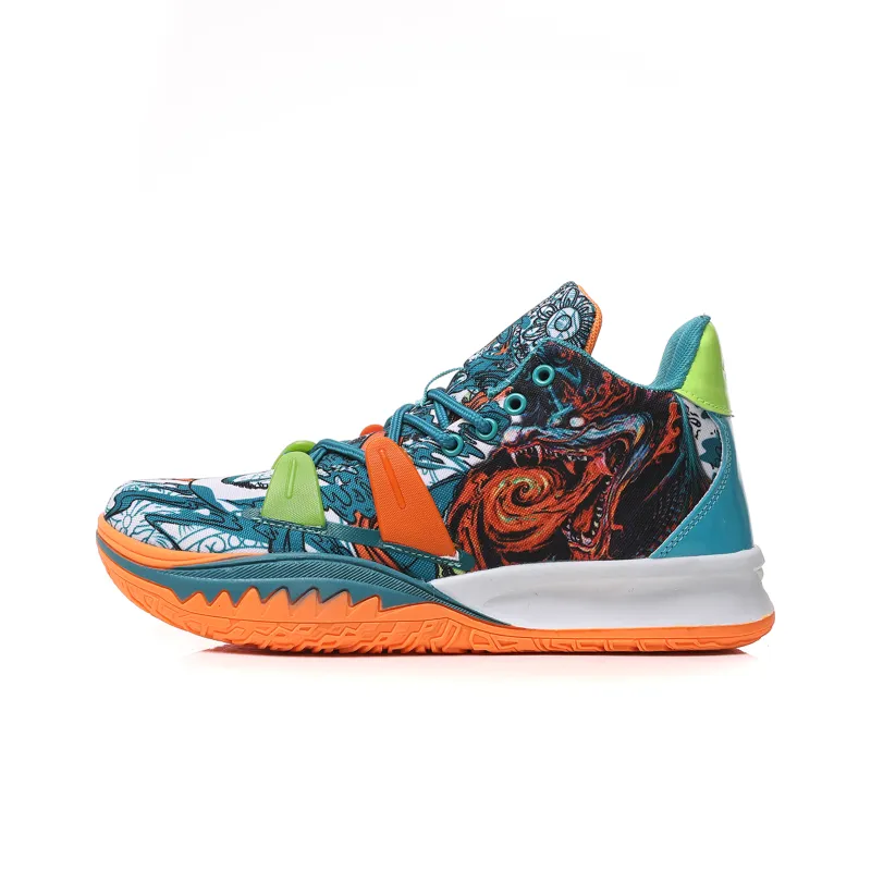 BURCOME Anti Slip Wear Resistant Breathable Moisture Wicking Mid Top Basketball Shoes Unisex-28
