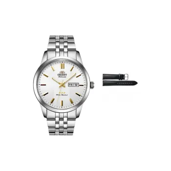 ORIENT Classic Collection Mechanical Movement Stainless Steel Strap Watch Men's Watches White Dial