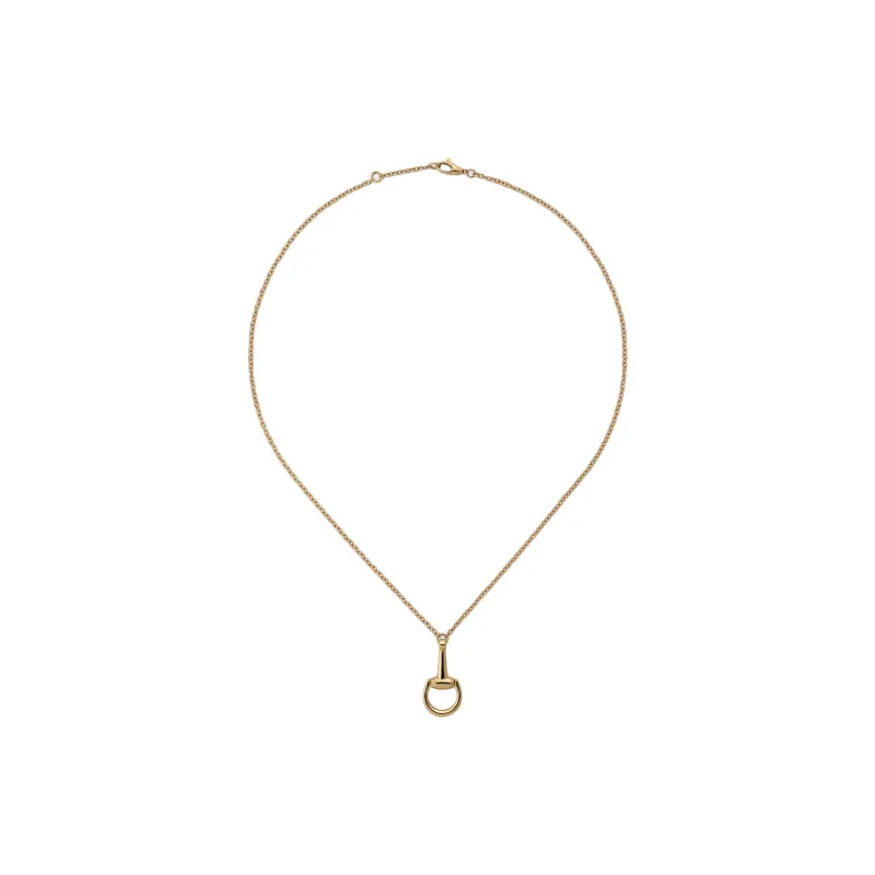GUCCI 18K HORSEBIT CHAIN NECKLACE-2