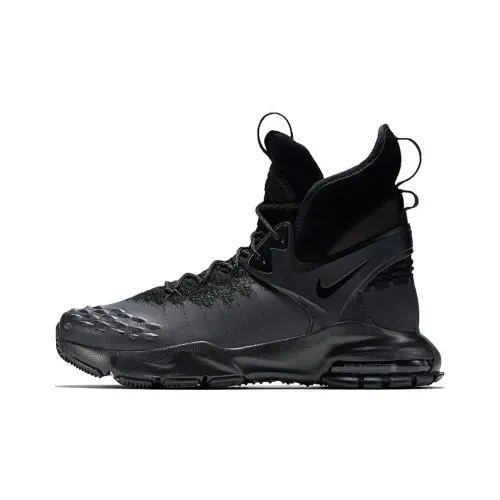 Nike Air Zoom Tallac Flyknit Anti Slip Wear Resistant High Top Outdoor Shoes Unisex Black