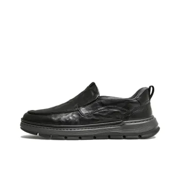 Tata Abrasion Resistant Low Top Casual Shoes Men's Black
