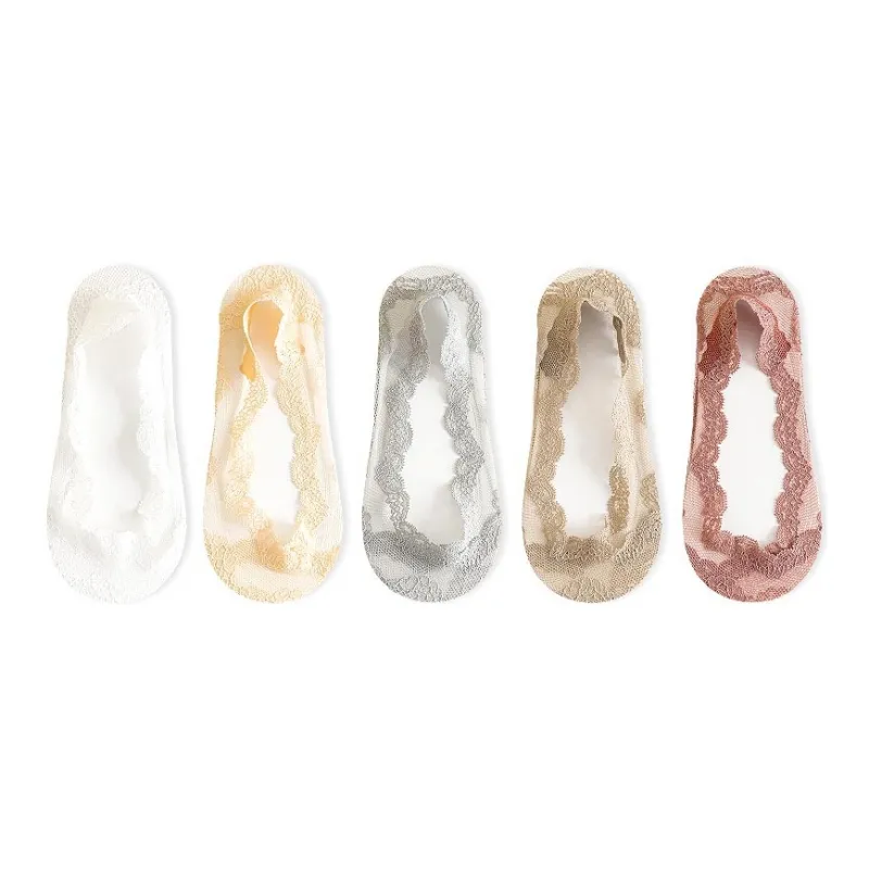 MIIOW No-Show Socks Women's 5 Pack-10