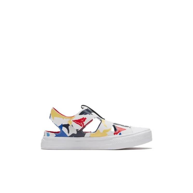 Converse Chuck Taylor All Star Slip-Resistant Children's Sandals White Red Blue Children Aged 3-7 Years Old-1
