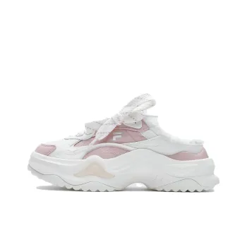 FILA FUSION BIANCO II Abrasion Resistant Slip Resistant Wrap toe Slippers Women's White Pink