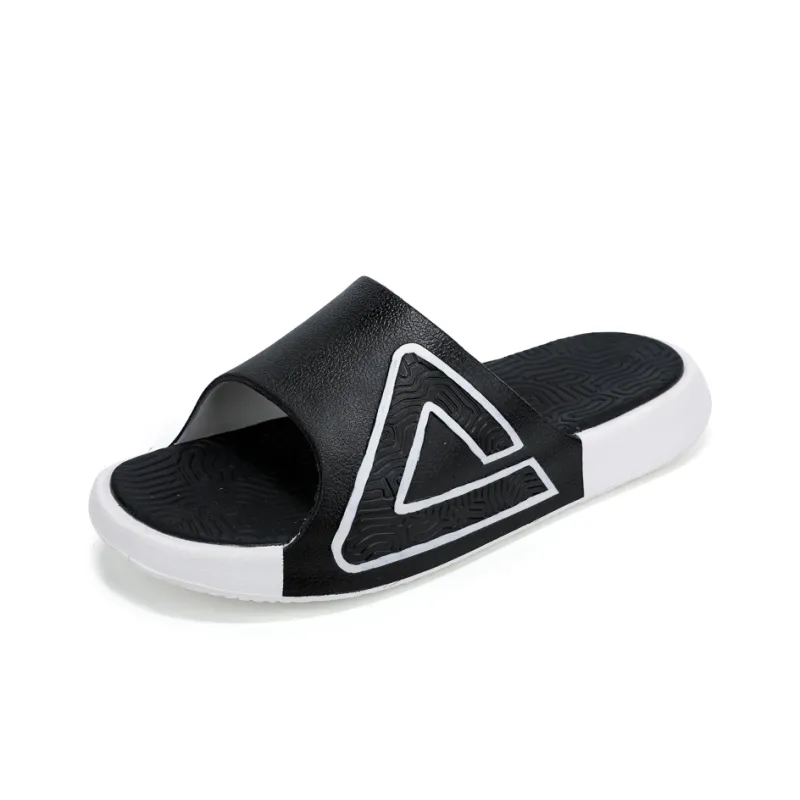 PEAK Taichi Slippers Unisex Black White-2