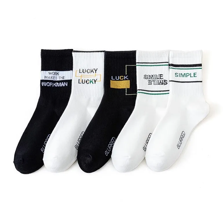 MIIOW Mid-Calf Socks Men's 5 Pack-10