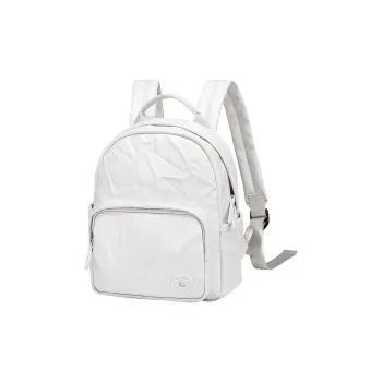 GOLF Synthetic Leather Backpack Regular Women's White/Black