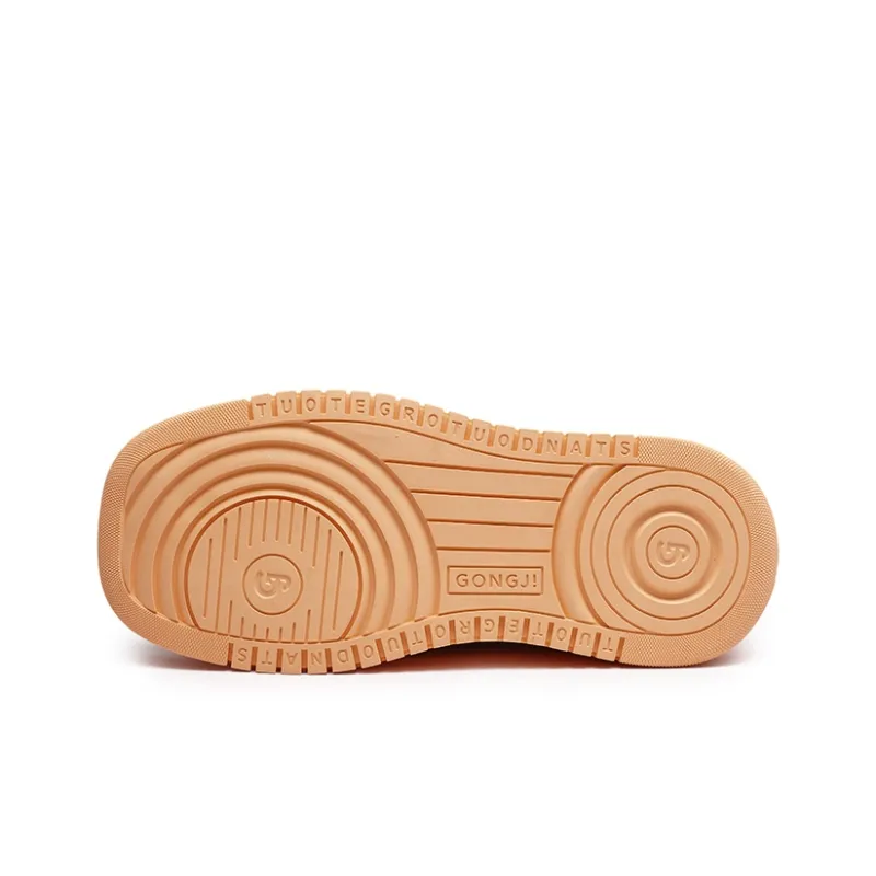 GONGJI Skateboard Shoes Women's Low Top Soft Peach-5