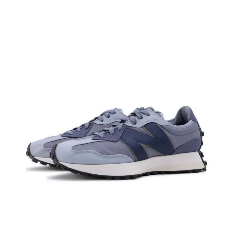 New Balance NB 327 Anti Slip Wear Resistant Low Top Casual Shoes Unisex Blue-2