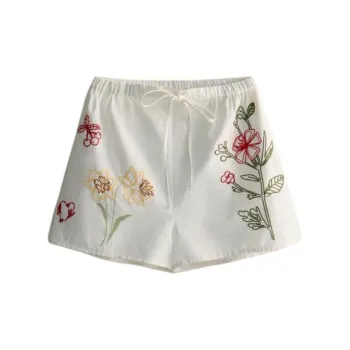 ZARA Pajama Pants Women's Raw White