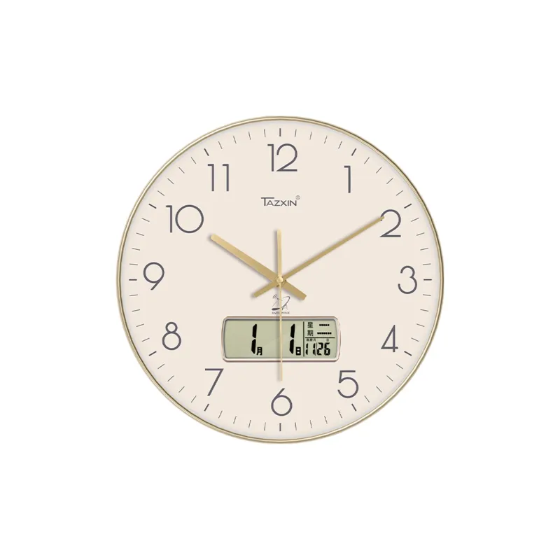 WEESHI Radio Movement Automatic Wall Clock With White Dial, No Manual Time And Date Adjustment Needed. All Unisex-4