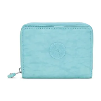 Kipling Recycled Polyamide Wallet Medium Size Women's Blue