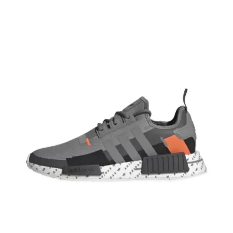 Adidas Nmd R1 Grey Team Solar Orange-0