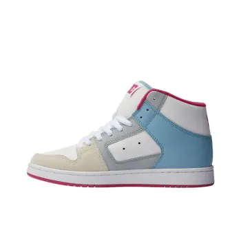 DC Shoes Coverage High Top Skateboard Shoes Women's Blue Pink