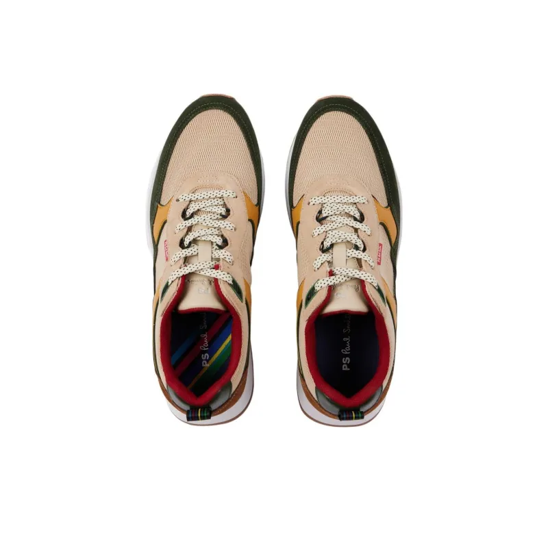 Paul Smith Belair Low-Top Casual Shoes Men's Beige-4