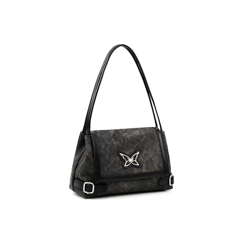 Vigno Synthetic Leather Shoulder Bag Regular Women's Pink/Apricot/Black/Gray/Blue-24