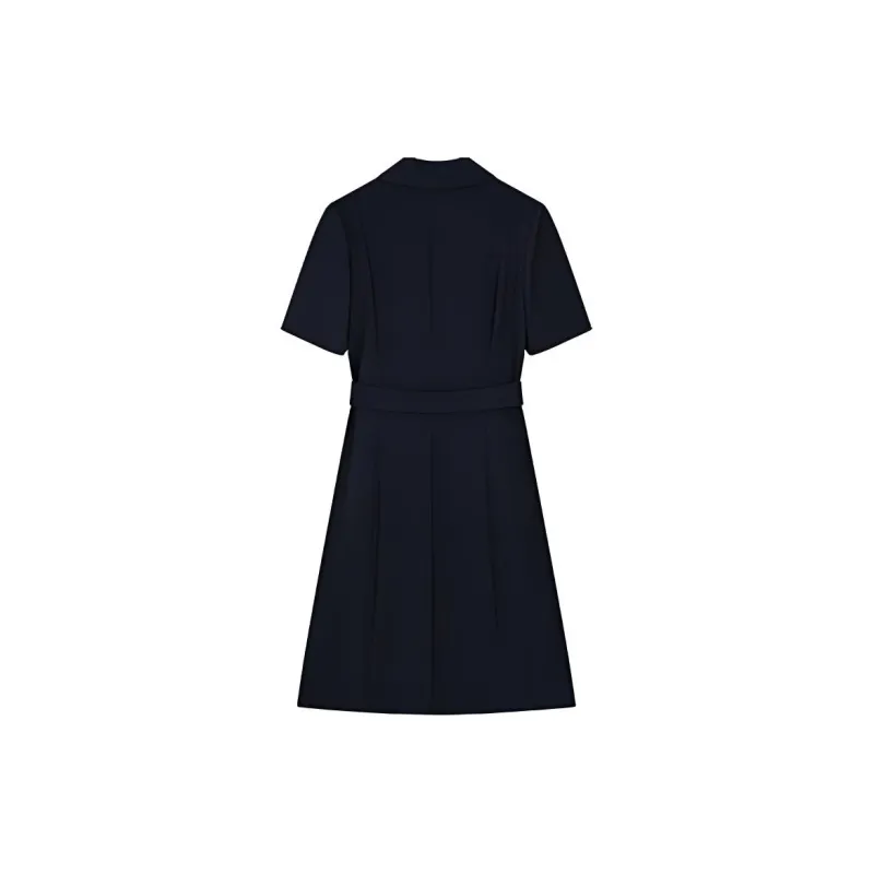 XWI SS24 Short Sleeved Dresses Women's Navy Blue-1
