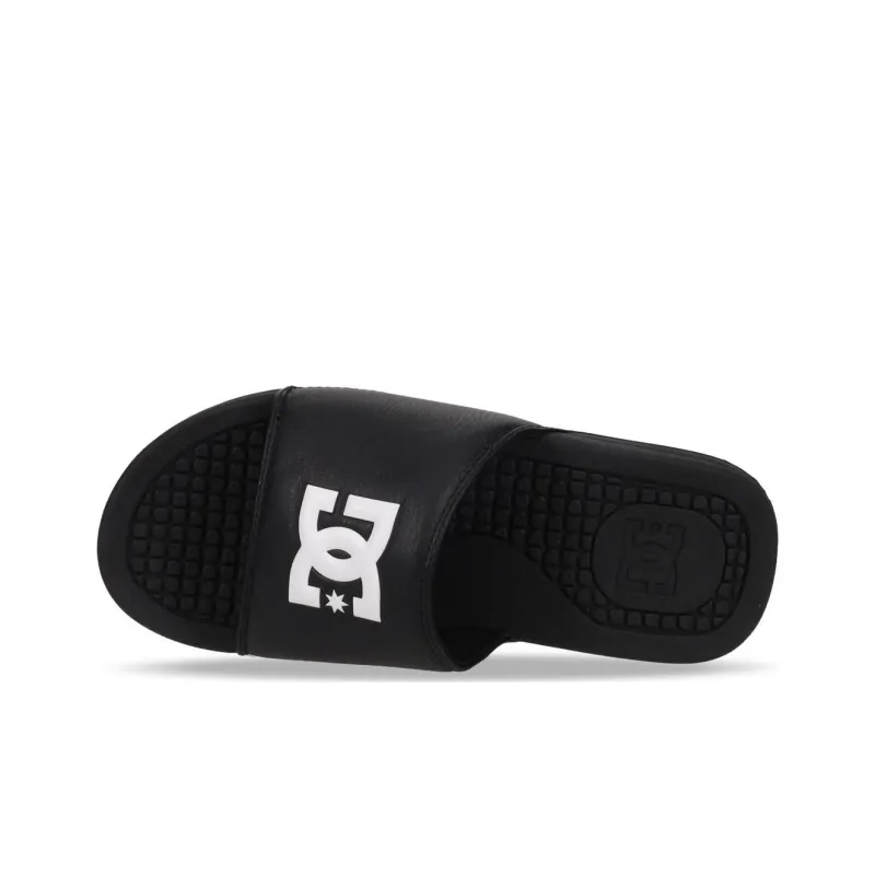 DC Shoes PVC Polyvinyl Chloride Slide Slippers Men's Black-3