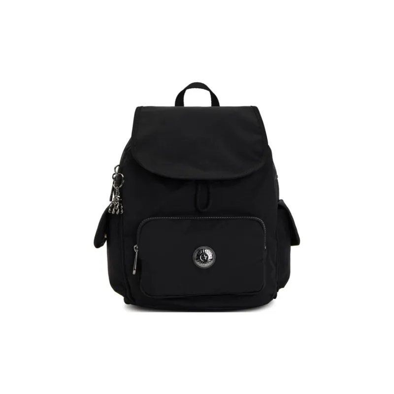 Kipling Recycled Polyamide Backpack Small Size Women's Endless Black-0