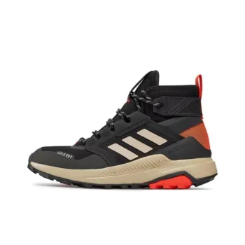 Adidas Terrex Trailmaker Cushioning Wear Resistant Mid Top Outdoor Shoes Women's Black Orange