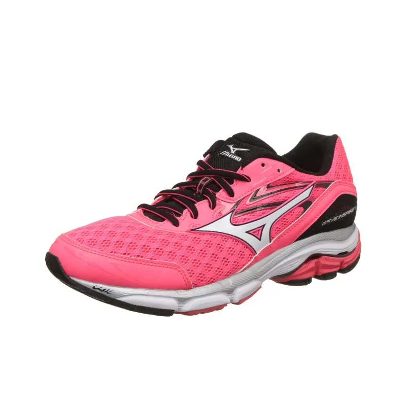 Mizuno Women's Wave Inspire 12 'Pink White Black' Women's-2