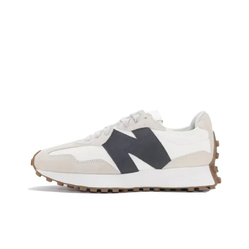 New Balance NB 327 Anti Slip Wear Resistant Low Top Casual Shoes Unisex White Gray Blue