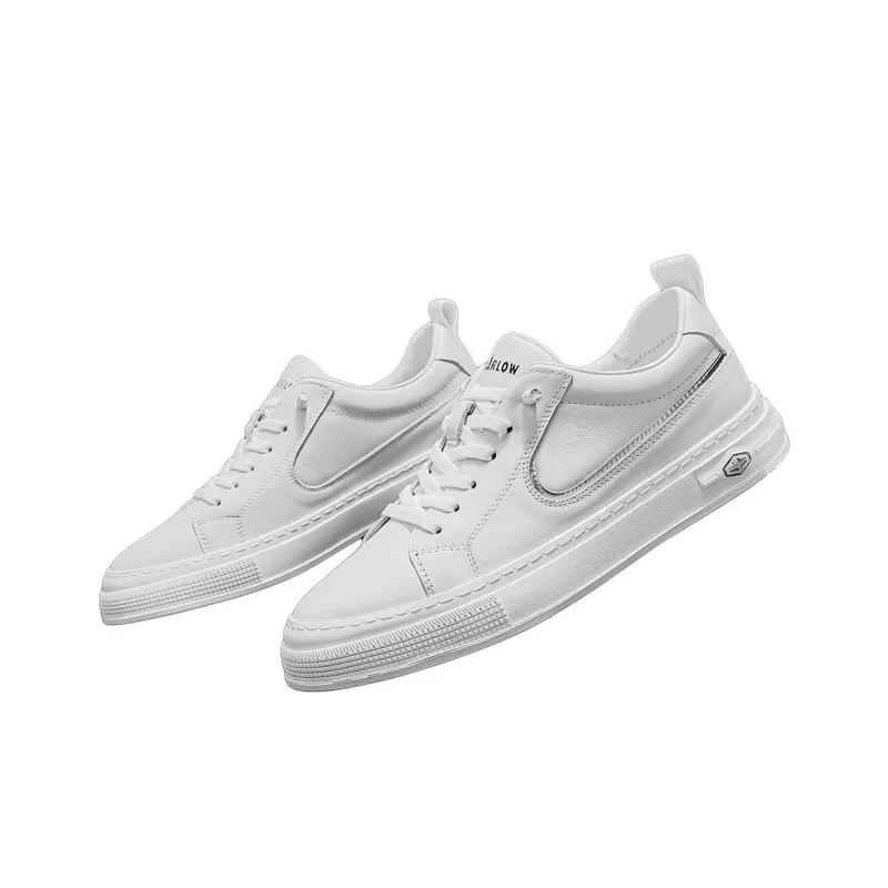 JANE HARLOW Low-Top Skateboard Shoes Men's White Gray-2