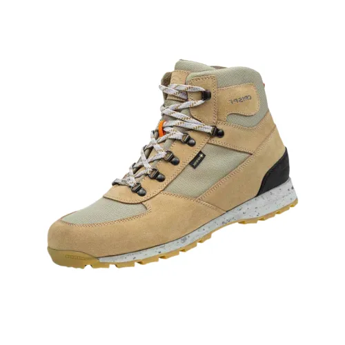 CRISPI Hiking / Trekking Shoes Unisex Mid-Top Brown/Beige