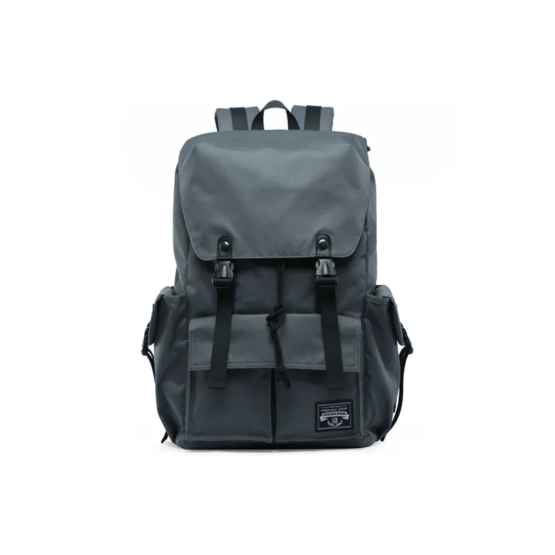 MOYYI Oxford Backpack Men's Dark Green Black Gray-17