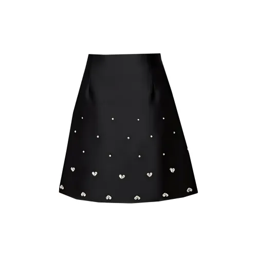 AIVEI Casual Short Skirts Women's Black