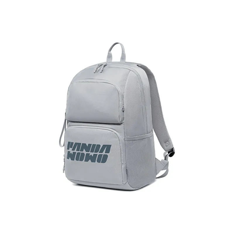 HLA Panda Wowo Series Polyester Backpacks Laptop Bags Backpack Regular Unisex Gray-1