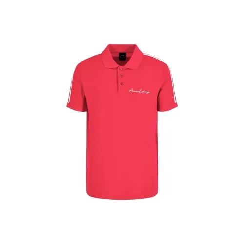 ARMANI EXCHANGE Polo Shirts Men Red