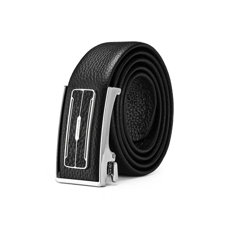 JAGUAR Minimalist Style Men's Automatic Buckle Genuine Leather Leather Belts Men's Width  3.5cm-0