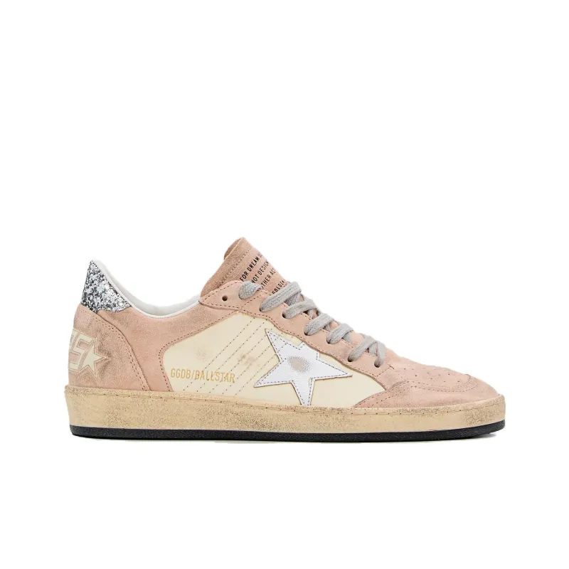 Golden Goose Ballstar Low Top Skateboard Shoes Women's Pink-1