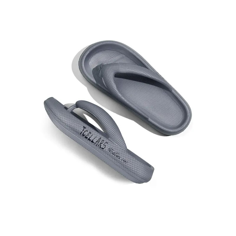 TCELLARS Graffiti Quiet Odor Resistant Abrasion Resistant Slip Resistant Quick Dry Antibacterial Flip Flops Unisex-1