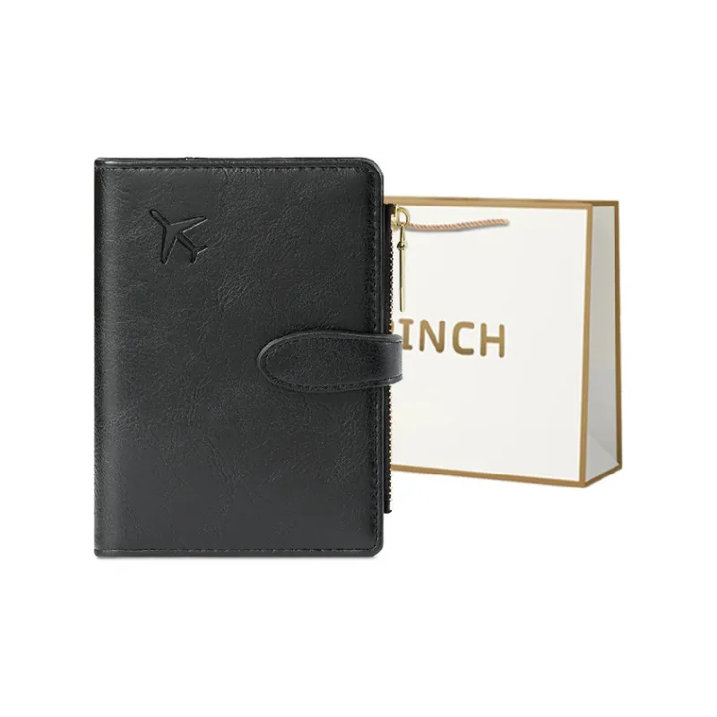 BRINCH PU Passport Wallet Unisex Multicolor-2