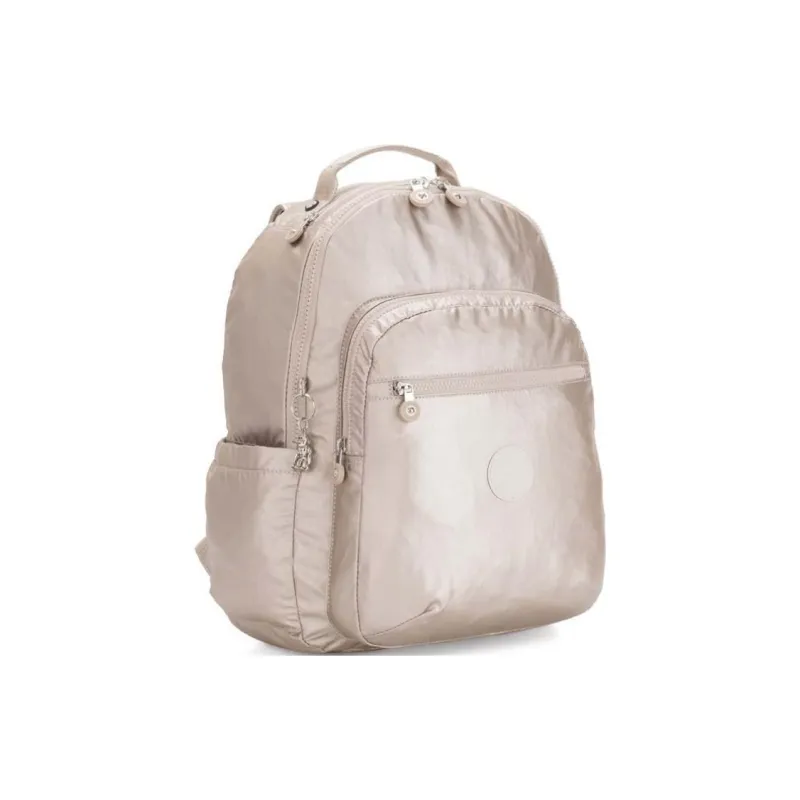 Kipling Polyamide Backpack Large Size Women's Metallic-2
