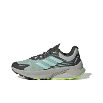 Adidas Terrex Soulstride Flow Gore Tex Wonder Silver Semi Flash Aqua Lucid Lemon Women's