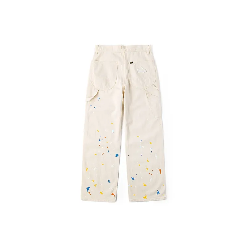 Melting Sadness X Lee Casual Pants Unisex Ivory-1